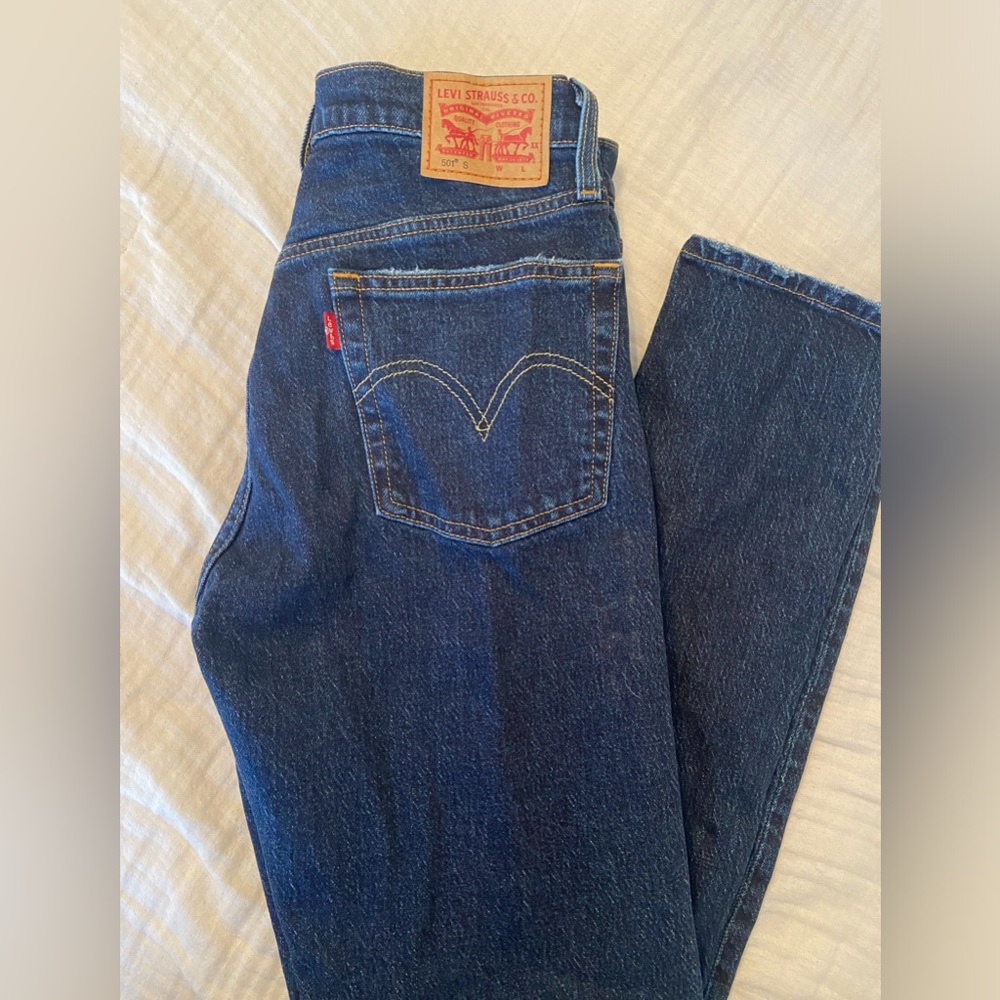 Levi’s 501 Skinny Jeans Dark Wash
